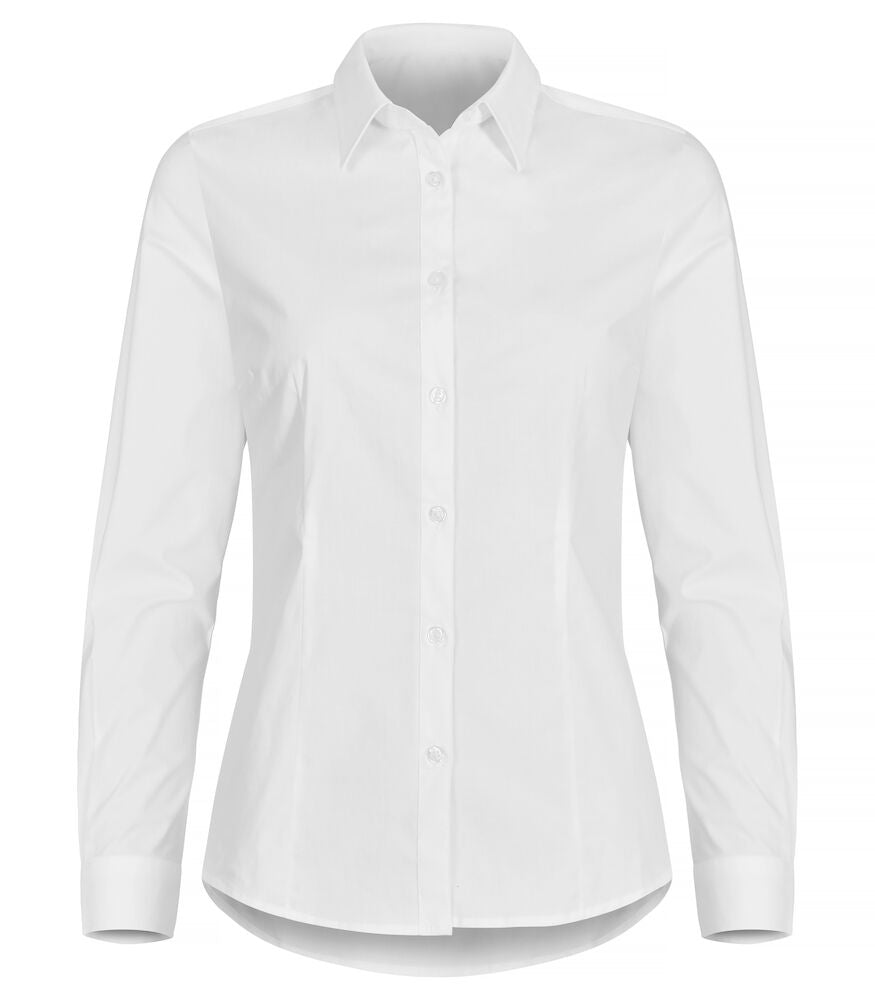Clique Ladies L/S Stretch Shirt.