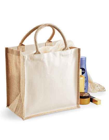 Westford Mill Printers Midi Jute Bag.