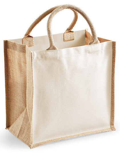 Westford Mill Printers Midi Jute Bag.