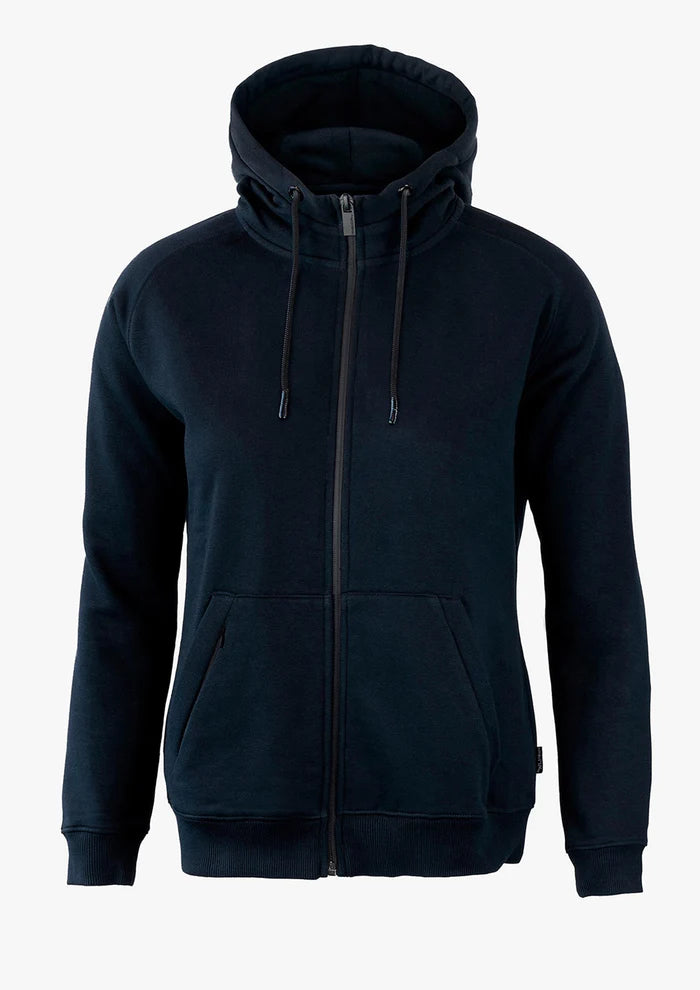 Ladies navy zip hoodie outlet