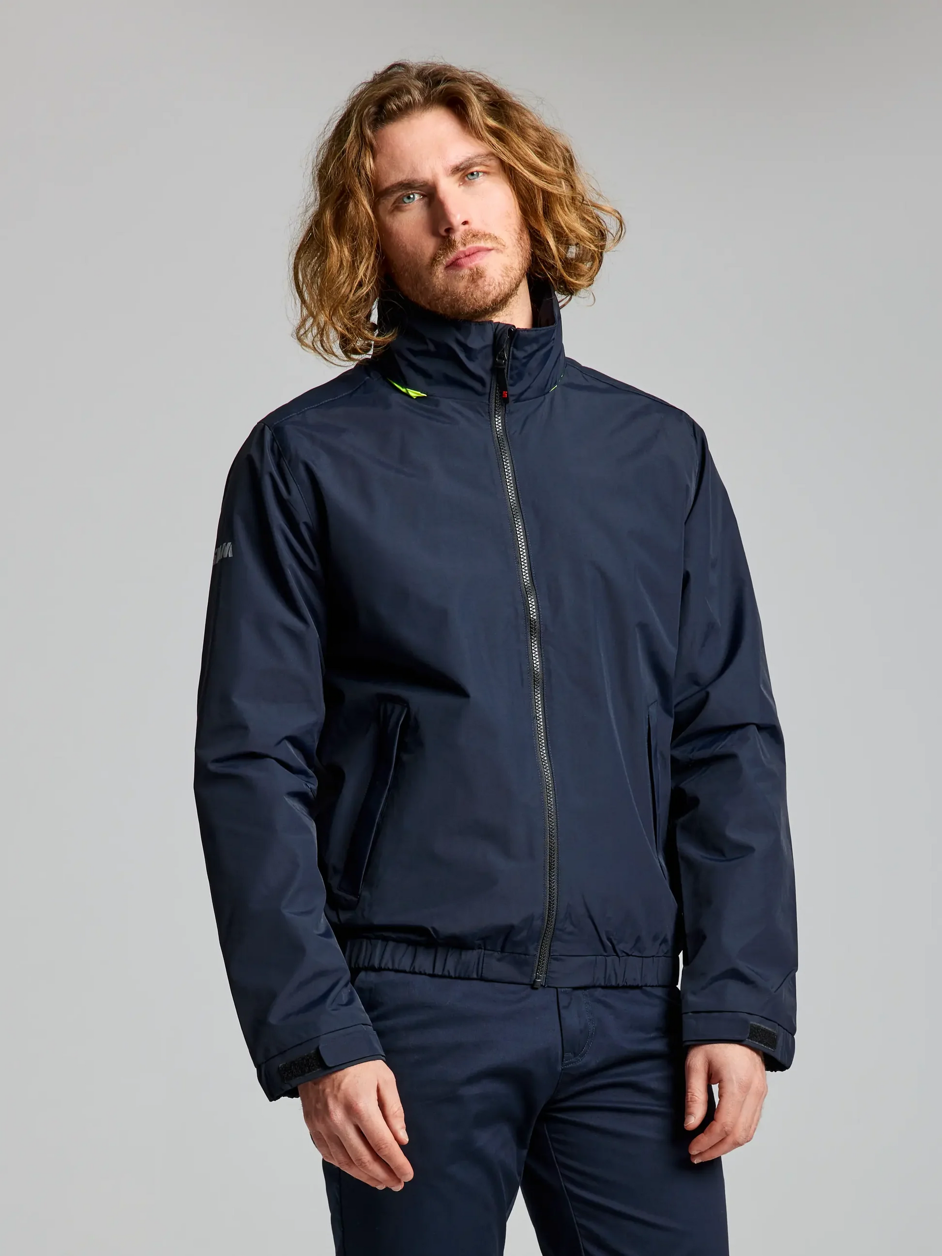 Slam Mens Sailing Jacket S Blue French Navy