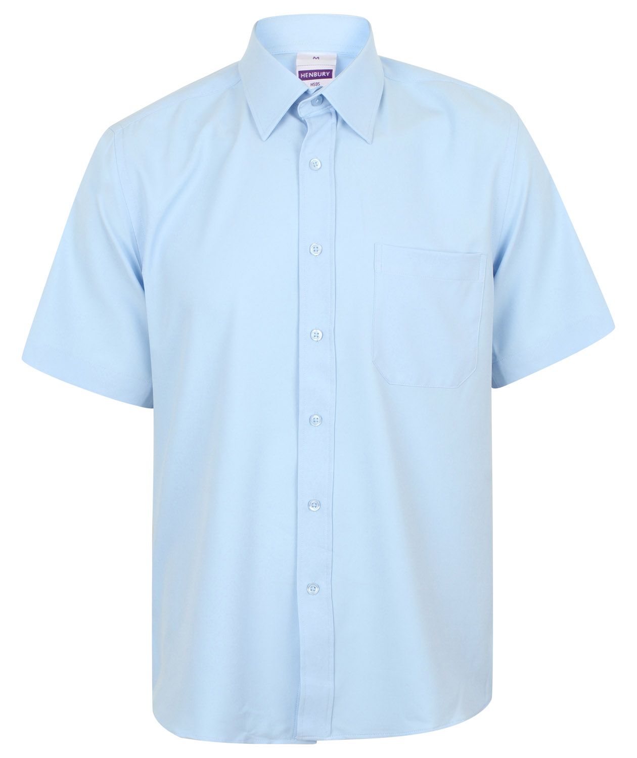 Henbury Mens S/S Wicking Shirt.