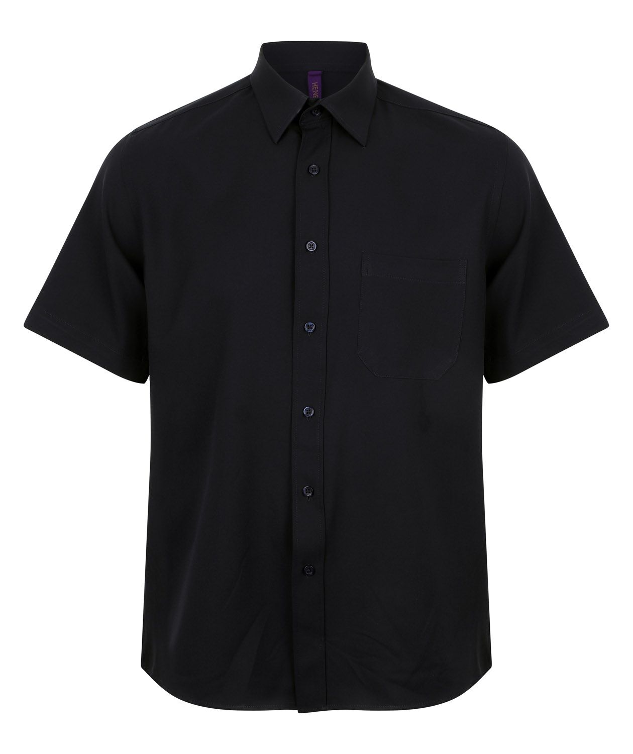Henbury Mens S/S Wicking Shirt.