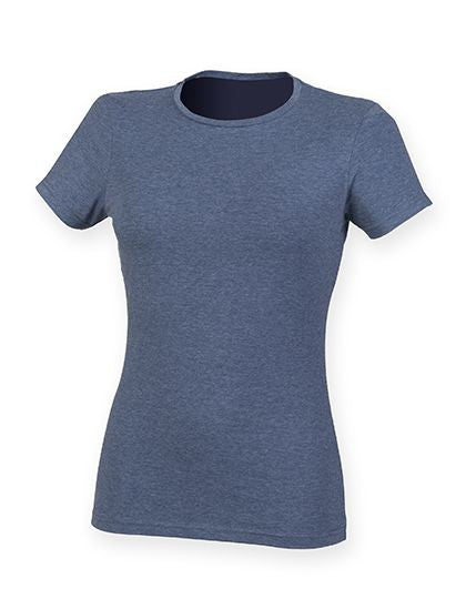 Skinnifit Ladies S/S Feel Good Stretch T-Shirt.