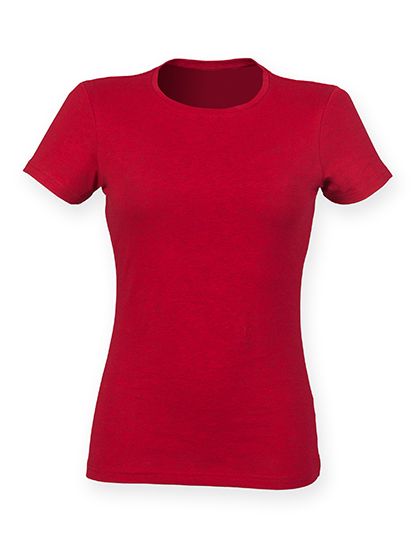 Skinnifit Ladies S/S Feel Good Stretch T-Shirt.