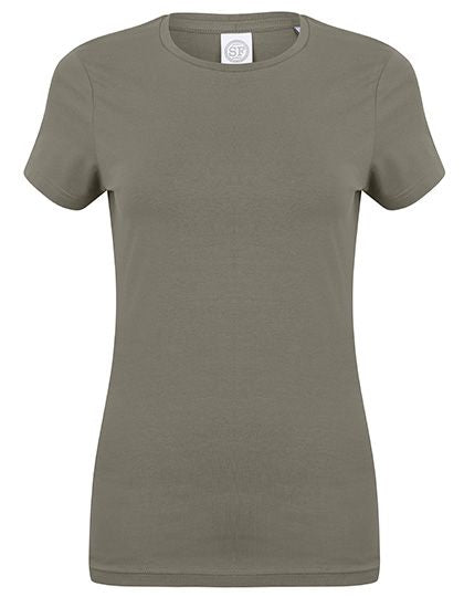 Skinnifit Ladies S/S Feel Good Stretch T-Shirt.