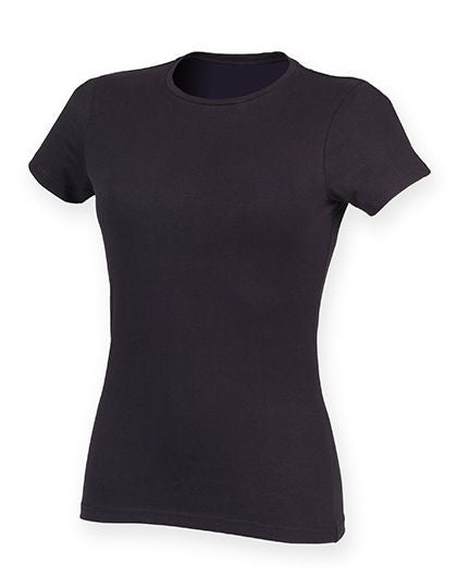Skinnifit Ladies S/S Feel Good Stretch T-Shirt.