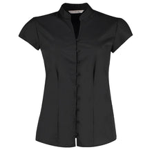 Load image into Gallery viewer, Kustom Kit Ladies Tailored Fit Mandarin Collar Blouse

