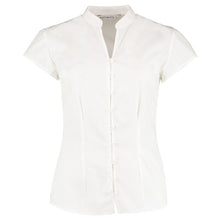 Load image into Gallery viewer, Kustom Kit Ladies Tailored Fit Mandarin Collar Blouse
