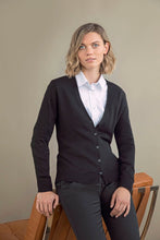 Load image into Gallery viewer, Henbury Ladies Lightweight V-Neck Short Cardigan
