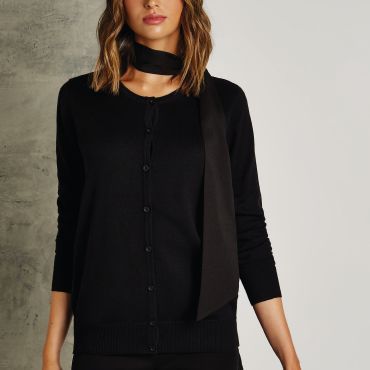 Kustom Kit Ladies Classic Fit Arundel Crew Neck Cardigan.