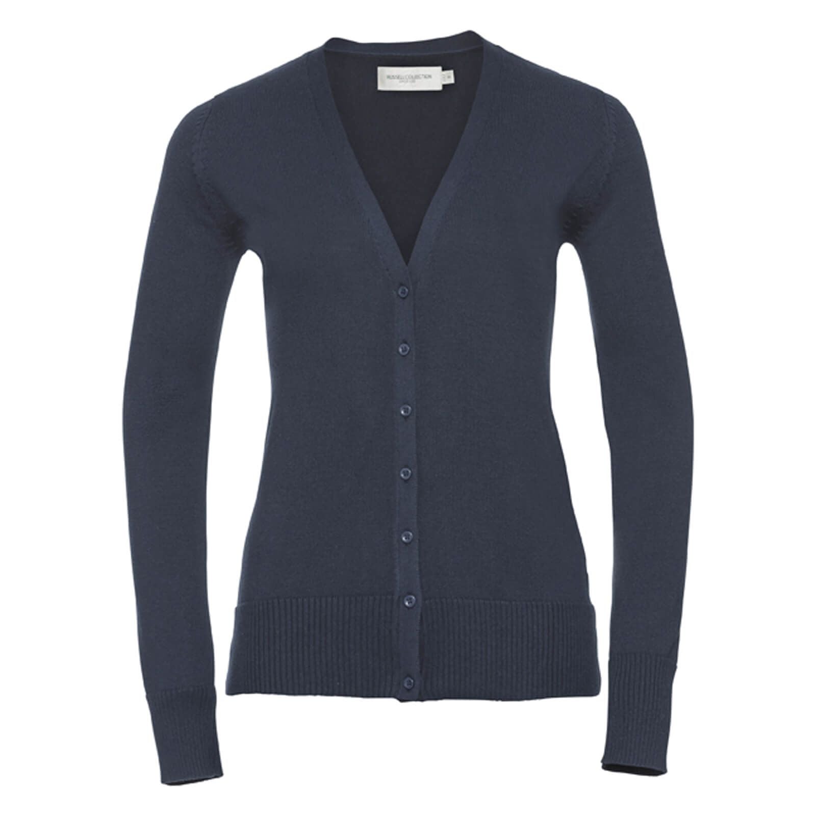 Russell Ladies V-Neck Knitted Cardigan.