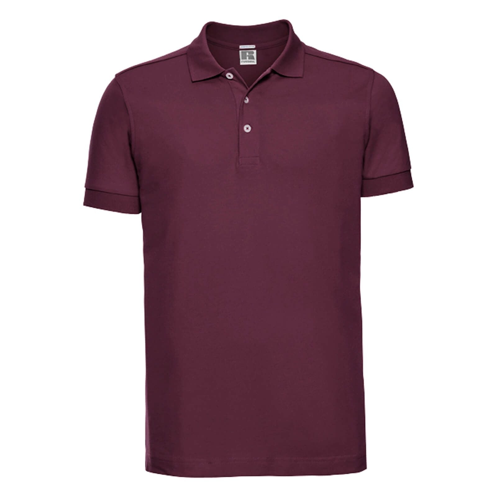 Russell Mens Fitted Stretch Polo.