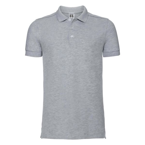 Russell Mens Fitted Stretch Polo.