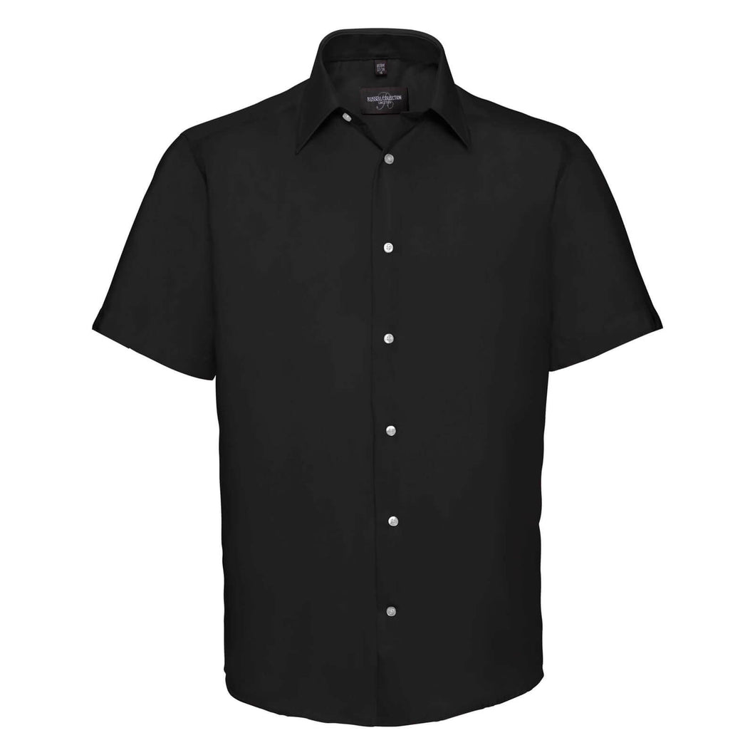 Russell Mens S/S Tailored Ultimate Non-Iron Shirt