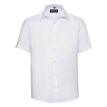 Load image into Gallery viewer, Russell Mens S/S Tailored Ultimate Non-Iron Shirt
