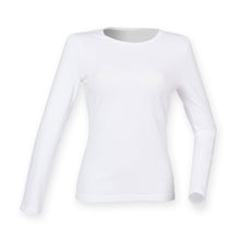 Load image into Gallery viewer, Skinnifit Ladies L/S Feel Good Stretch T-Shirt
