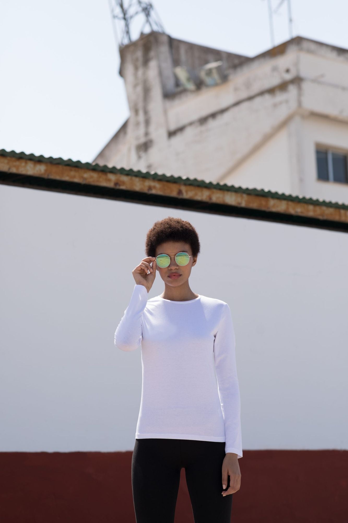 Skinnifit Ladies L/S Feel Good Stretch T-Shirt.