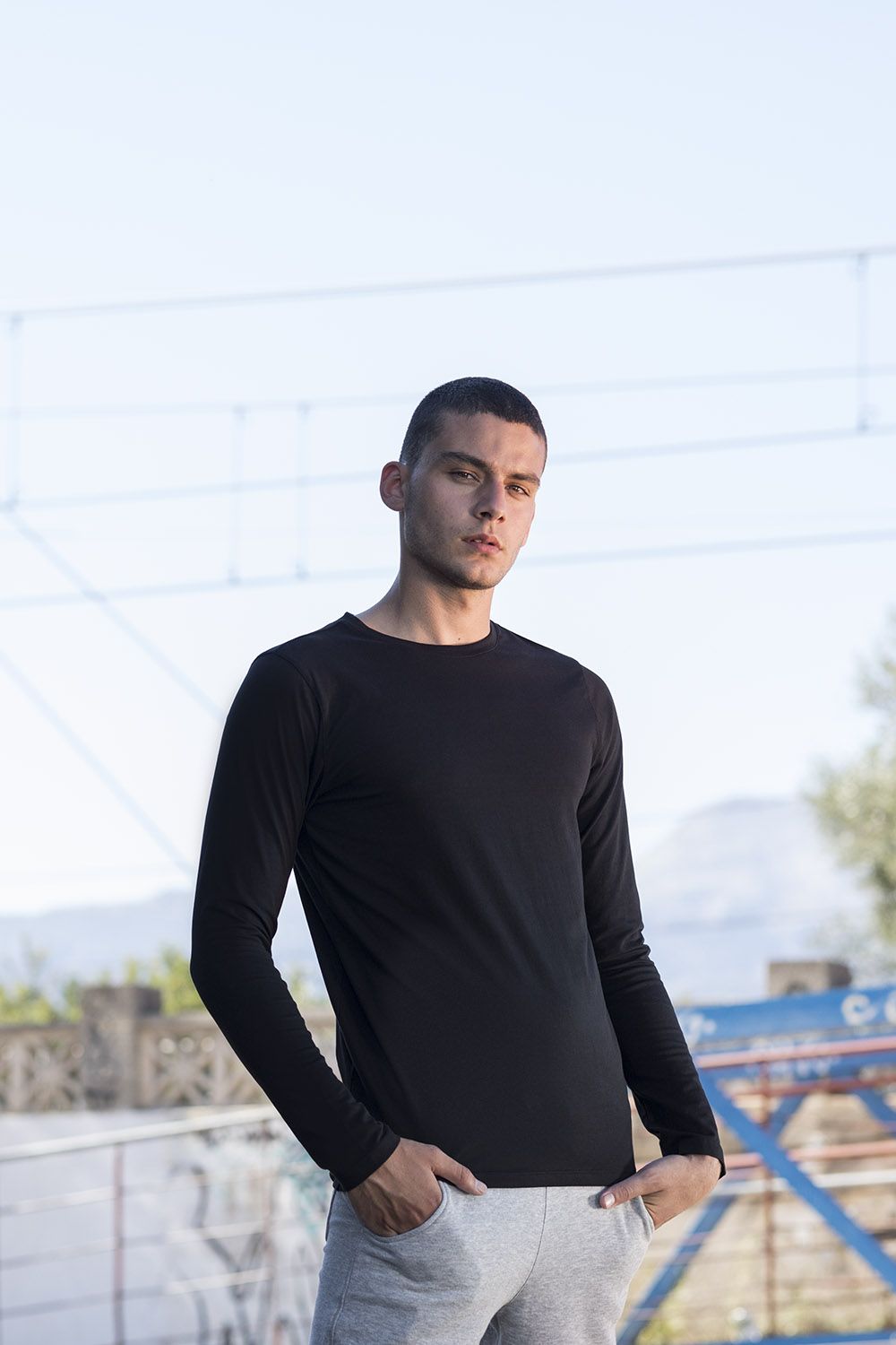 Skinnifit Mens L/S Feel Good T-Shirt.
