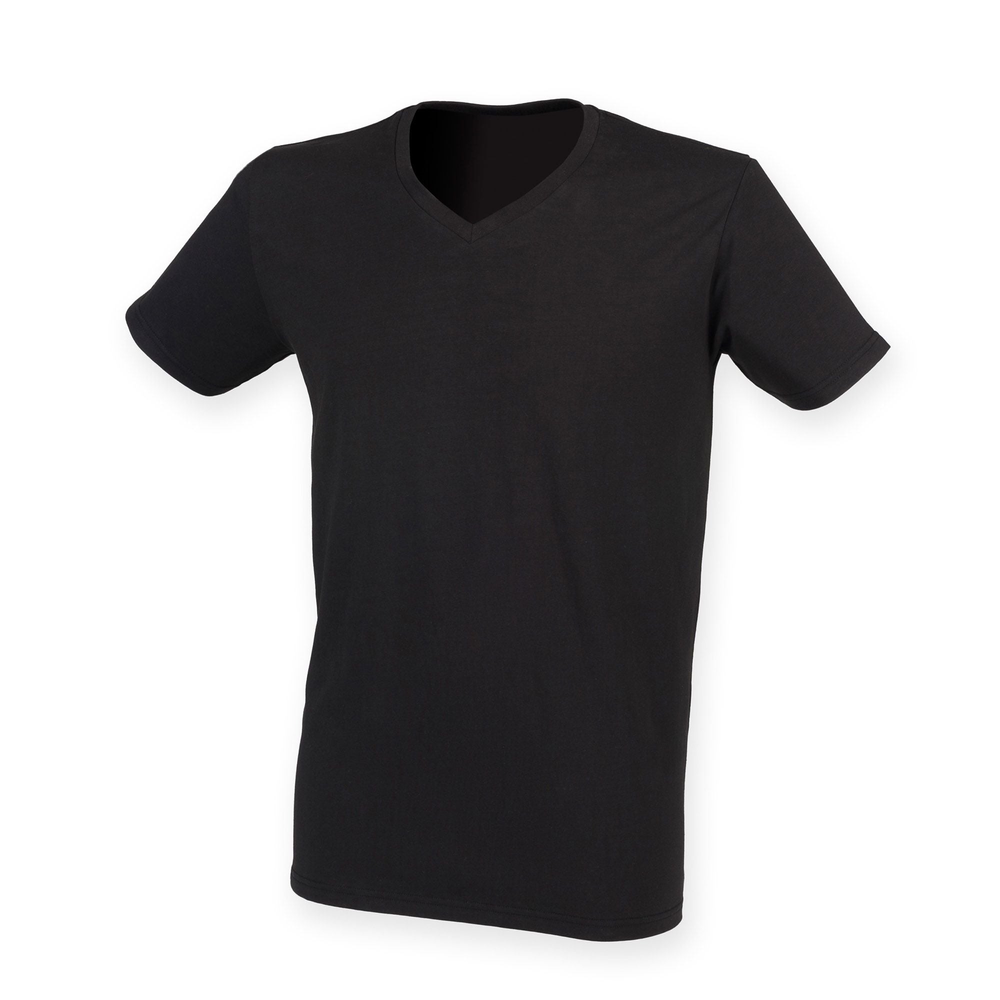 Skinnifit Mens S/S V-neck Feel Good Stretch T-Shirt.