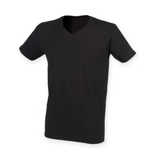 Load image into Gallery viewer, Skinnifit Mens S/S V-neck Feel Good Stretch T-Shirt
