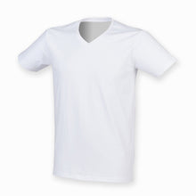 Load image into Gallery viewer, Skinnifit Mens S/S V-neck Feel Good Stretch T-Shirt
