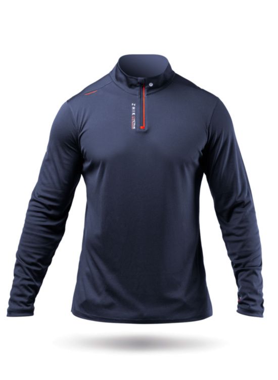 Zhik Mens UVActive High Collar 1/4 Zip Top