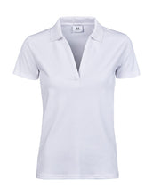 Load image into Gallery viewer, Tee Jays Ladies Luxury Stretch V Polo
