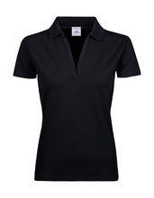Load image into Gallery viewer, Tee Jays Ladies Luxury Stretch V Polo
