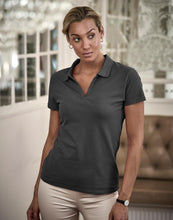 Load image into Gallery viewer, Tee Jays Ladies Luxury Stretch V Polo
