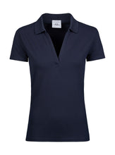 Load image into Gallery viewer, Tee Jays Ladies Luxury Stretch V Polo

