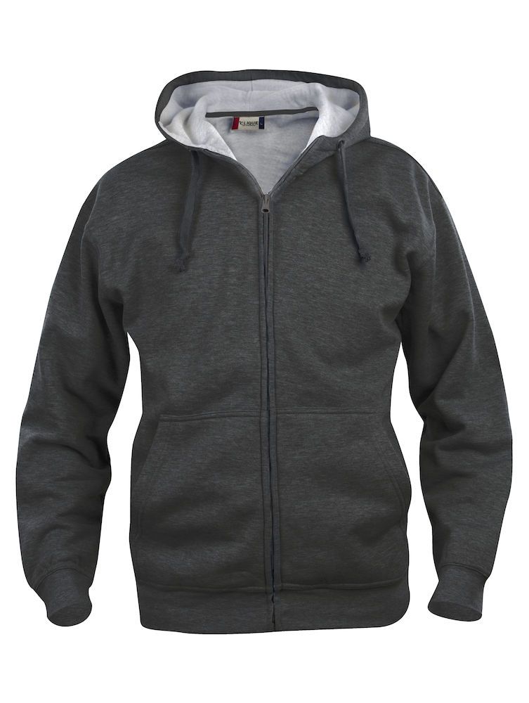 Clique Mens Full Zip Hoodie.