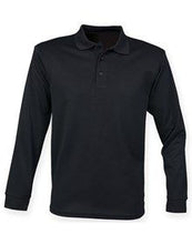 Load image into Gallery viewer, Henbury Unisex L/S Polo
