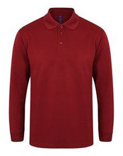 Load image into Gallery viewer, Henbury Unisex L/S Polo
