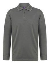 Load image into Gallery viewer, Henbury Unisex L/S Polo
