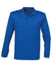 Load image into Gallery viewer, Henbury Unisex L/S Polo
