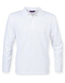 Henbury Unisex L/S Polo.