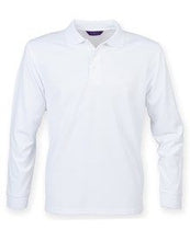 Load image into Gallery viewer, Henbury Unisex L/S Polo
