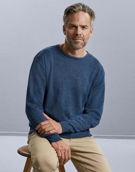 Russell Mens Round Neck Sweater.