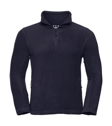 Russell Mens Quarter Zip Outdoor Fleece.