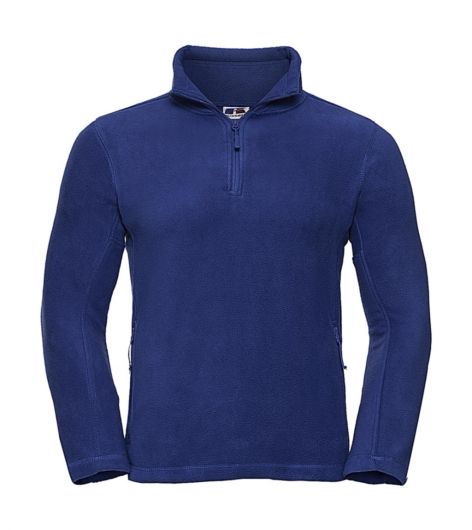 Russell Mens Quarter Zip Outdoor Fleece.