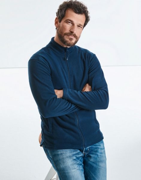 Russell Mens Full Zip Microfleece.