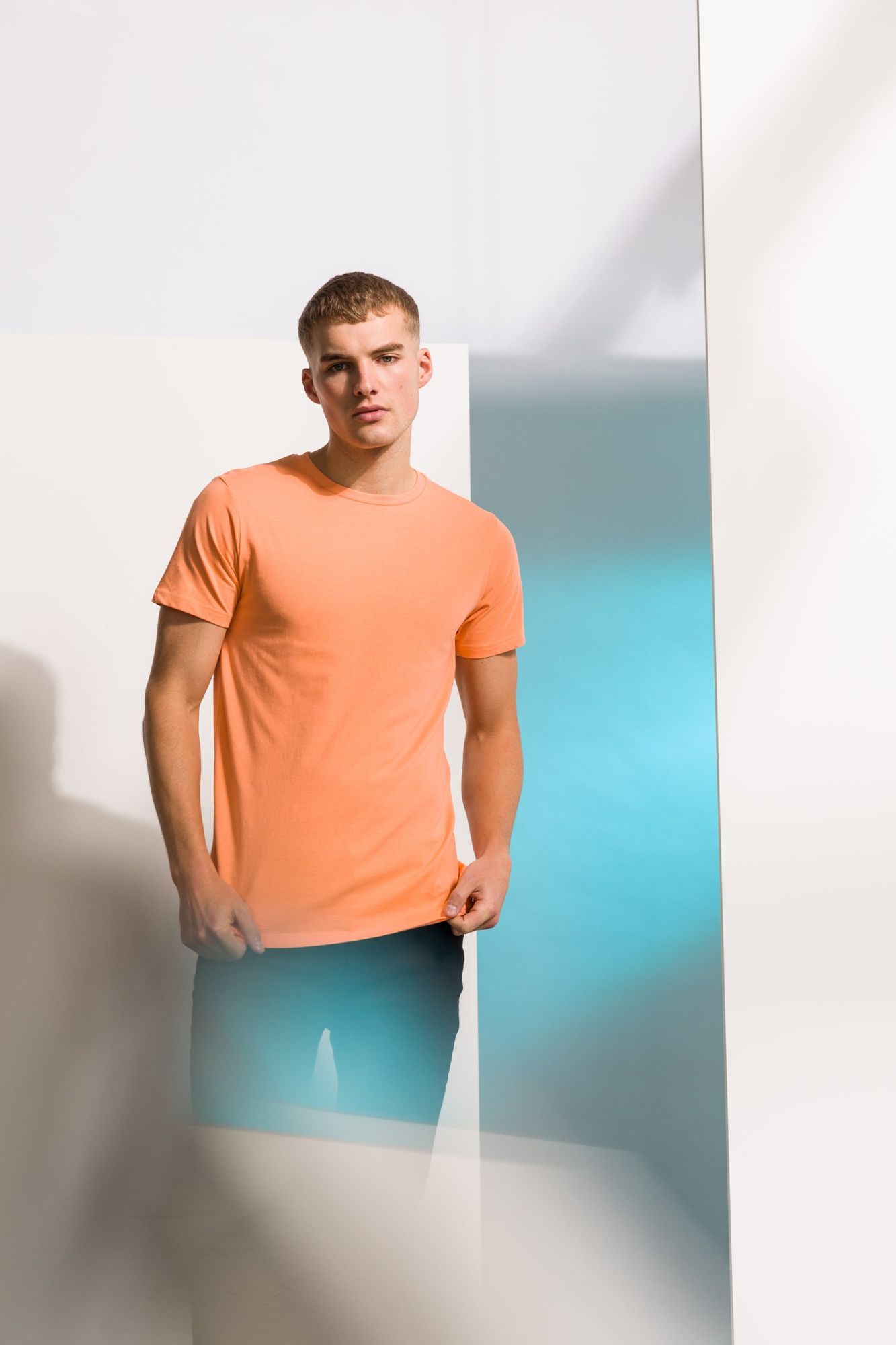 Skinnifit Mens S/S Feel Good Stretch T-Shirt.