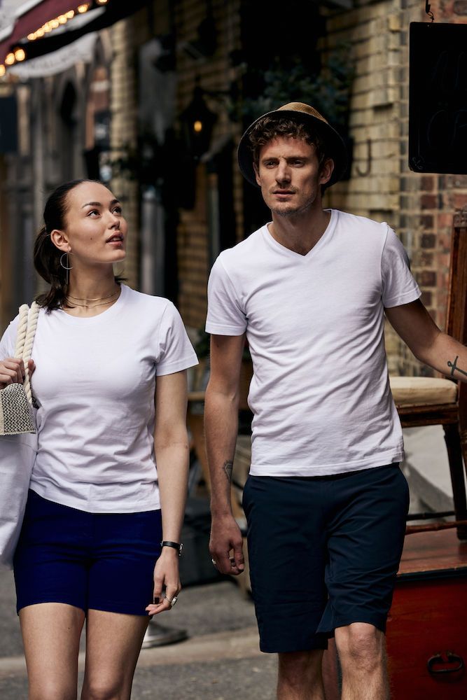 Clique Unisex Basic V-Neck Tee.