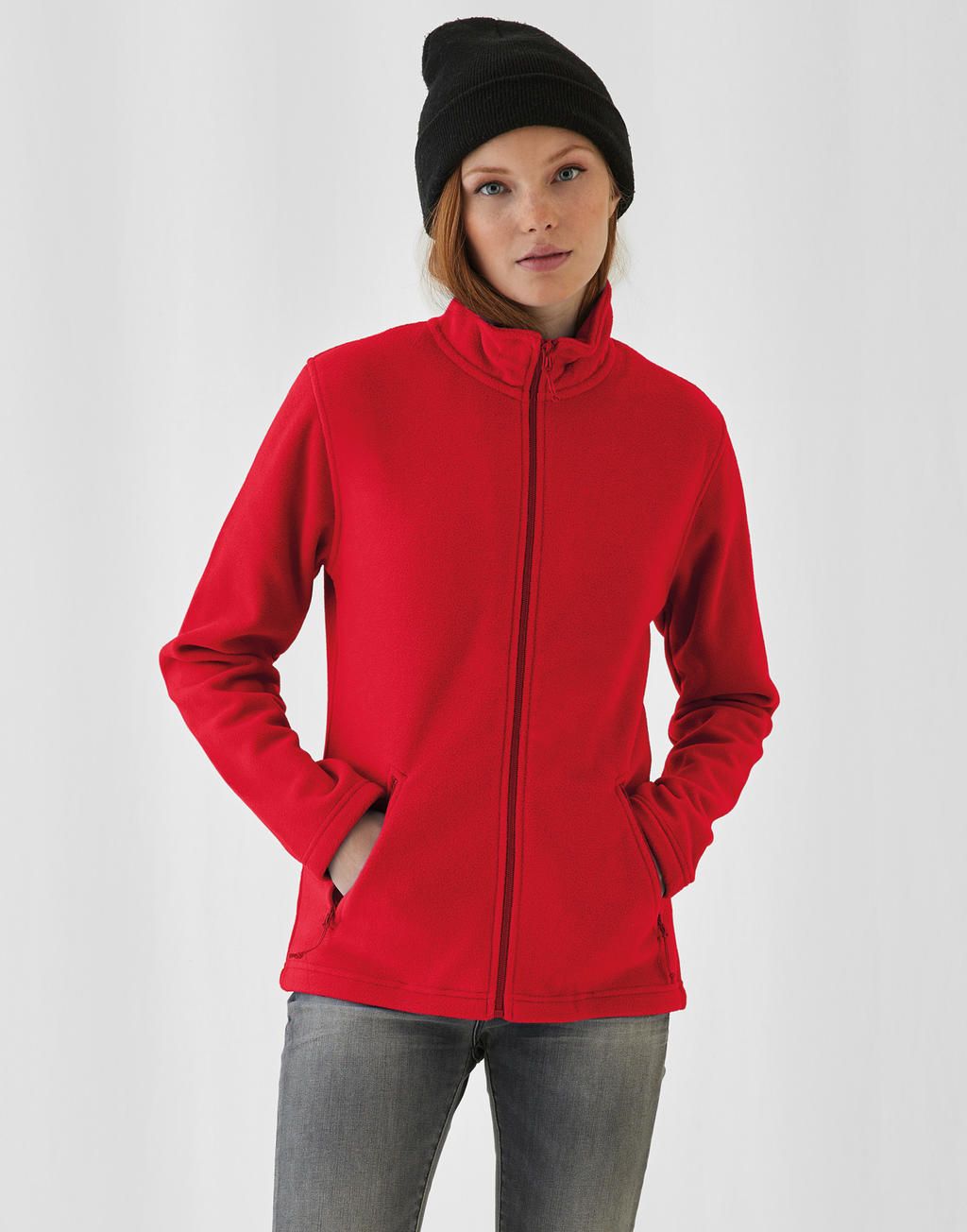B&C Ladies ID.501 Full Zip Micro Fleece.
