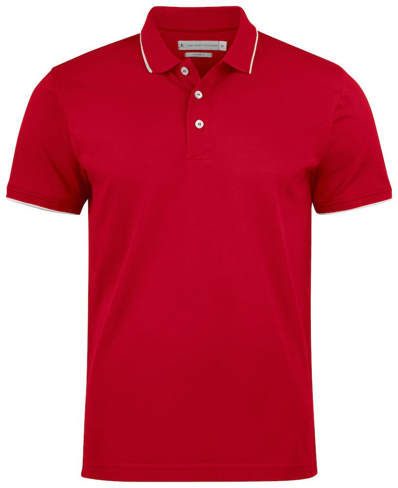 James Harvest Mens Greenville Modern Polo.