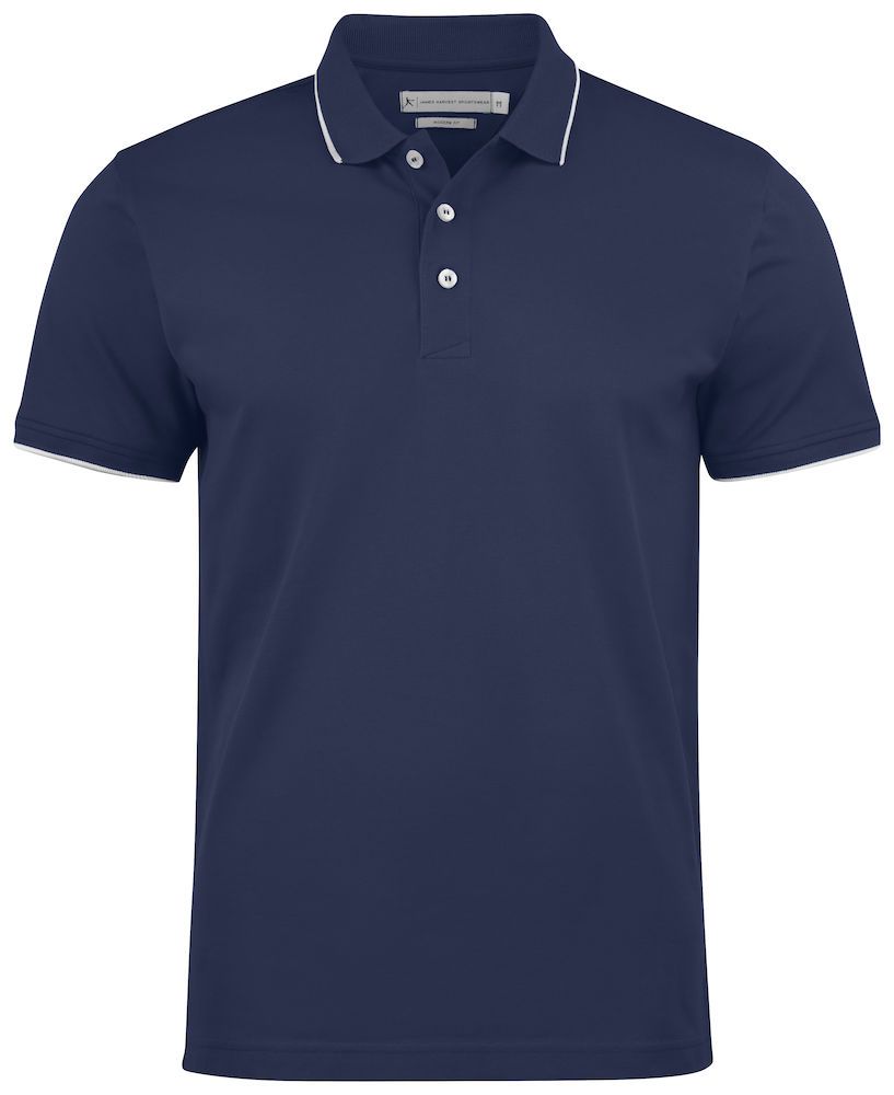 James Harvest Mens Greenville Modern Polo.