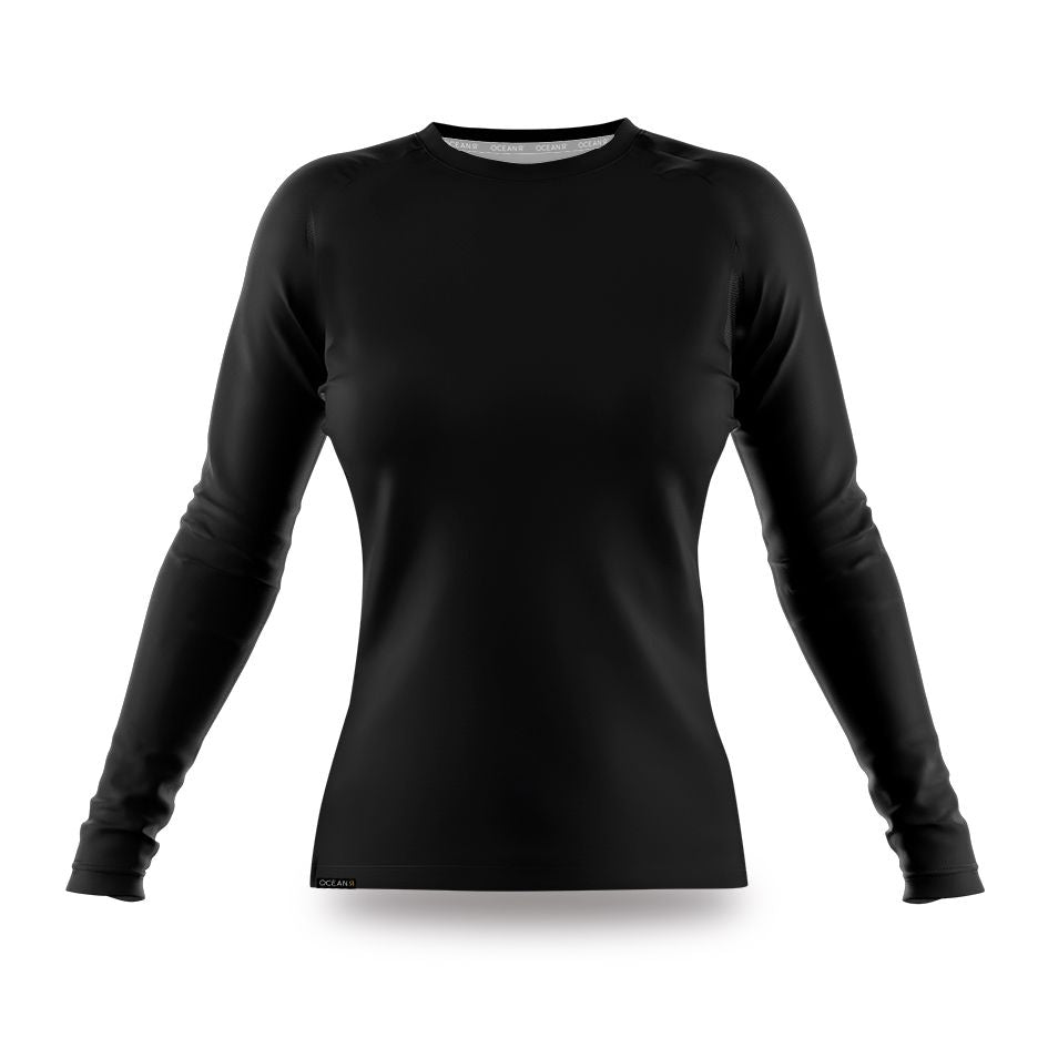 OceanR Wave Collection Ladies L/S Rash Guard.