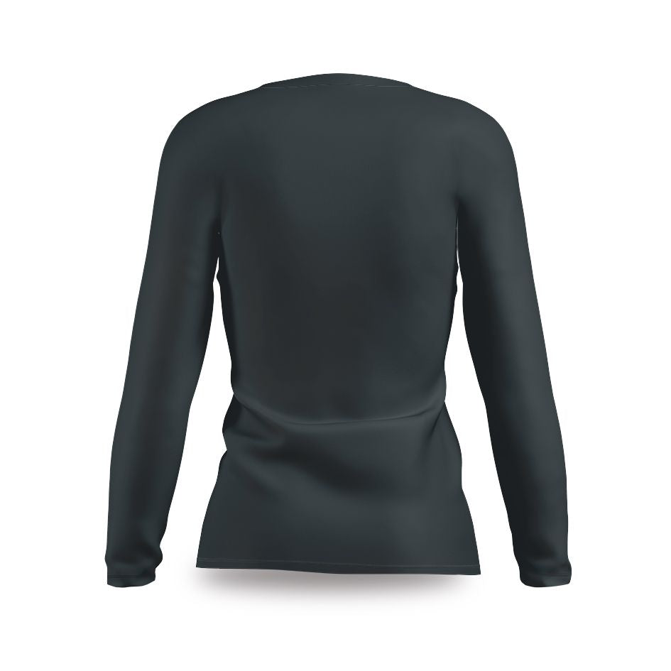OceanR Wave Collection Ladies L/S Rash Guard.