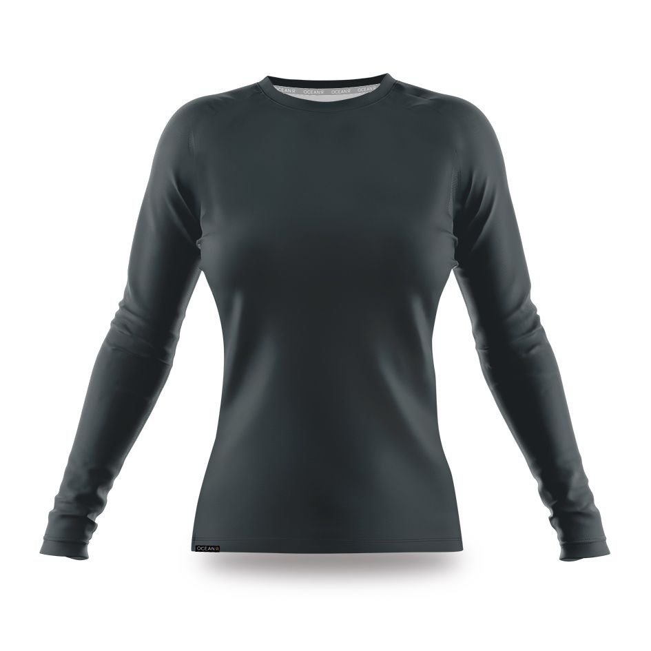 OceanR Wave Collection Ladies L/S Rash Guard.